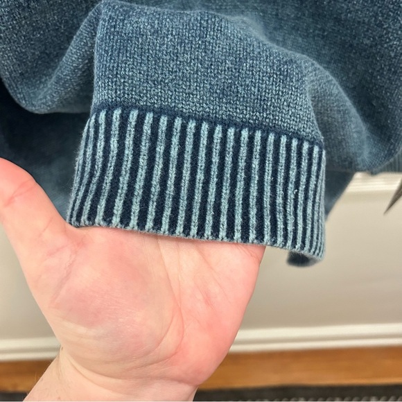 NWT Jones NY Mock Neck Sweater 3X indigo wash blue plus size - Picture 7 of 11